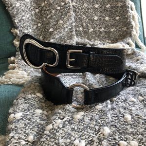 Italian leather Ralph Lauren equestrian style belt